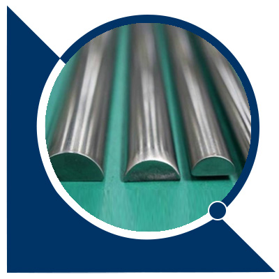 DIN 1.4876 Half-Round Bar DIN 1.4876 Half-Round Bar