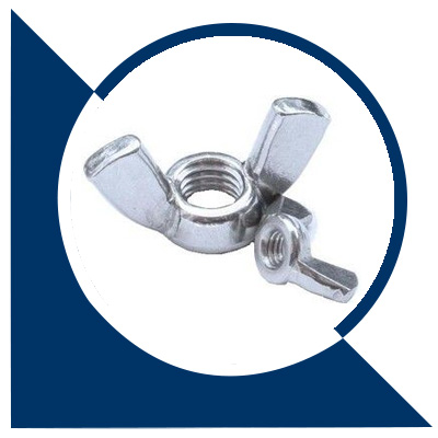 Stainless Steel Nylock Wing Nuts